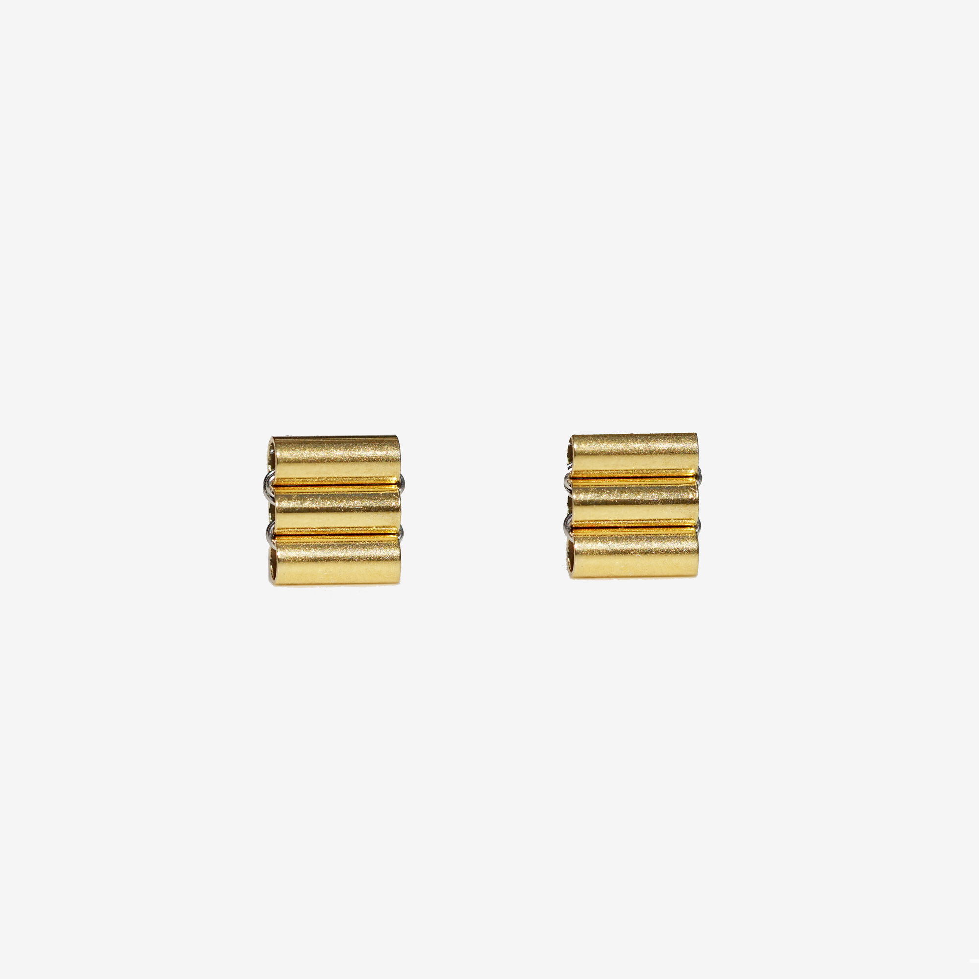 Organic (M) gold-plated earrings - NURA.design