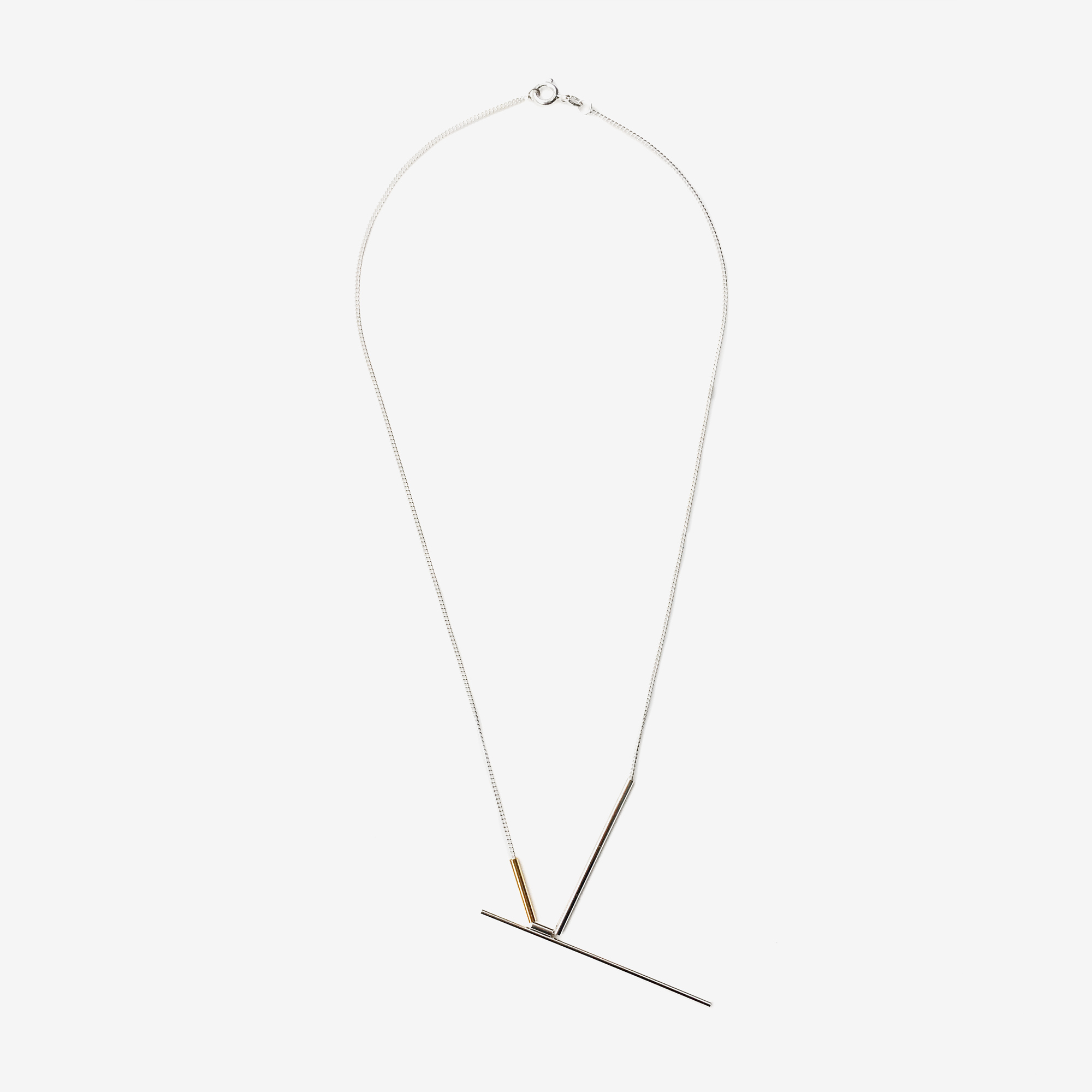 Lines gold necklace - NURA.design